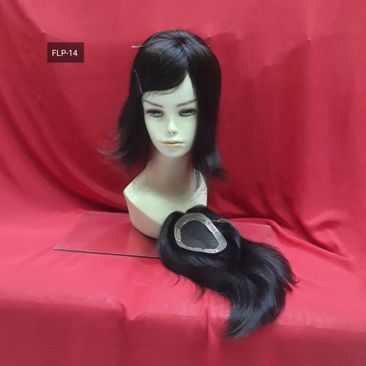 Human Hair Women's Topper Silk Base Russian Best Quality Natural Hair - Natural Hair and Wigs