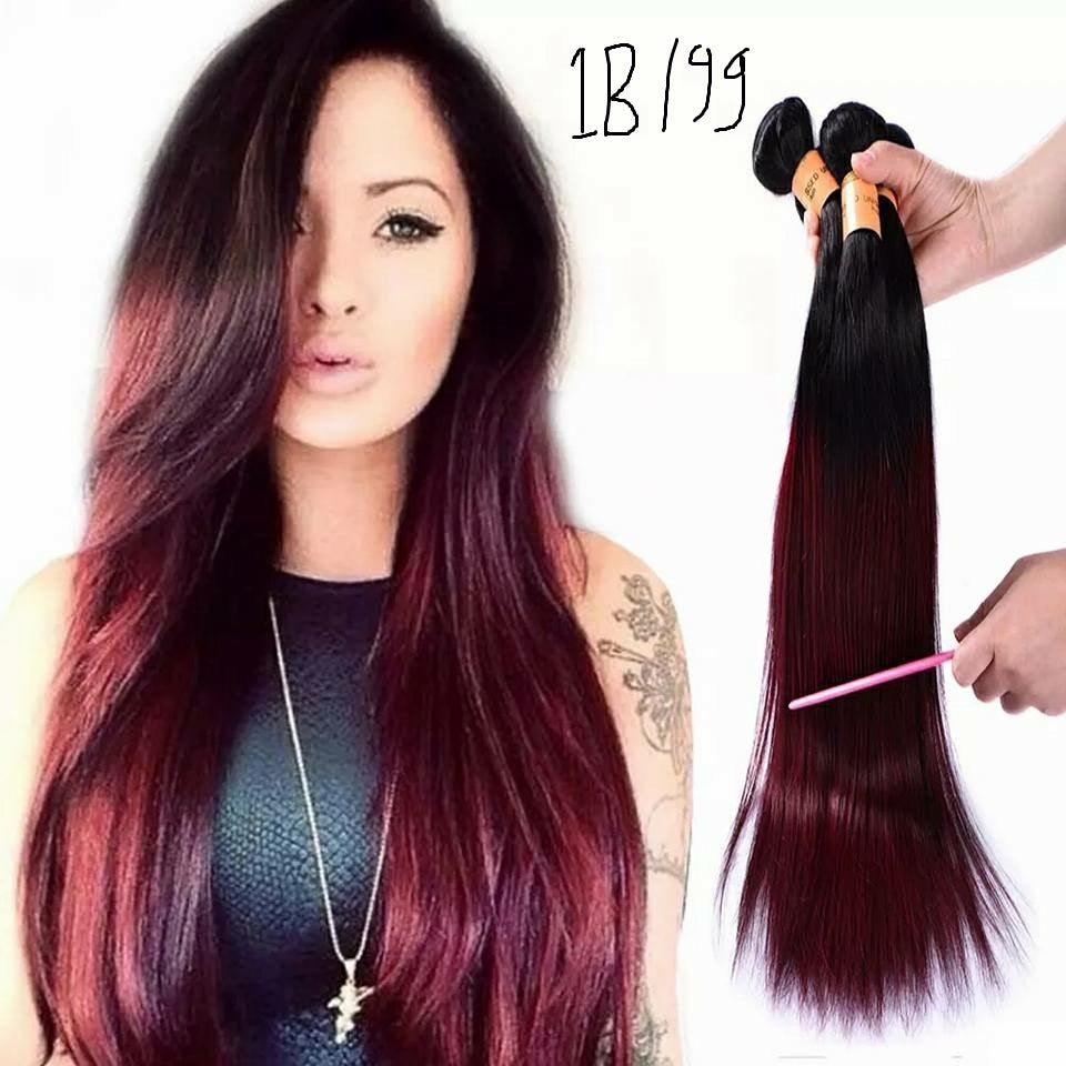 Italian Straight & Body Waves Bundles Human Hair Extensions In Dubai - Natural Hair and Wigs