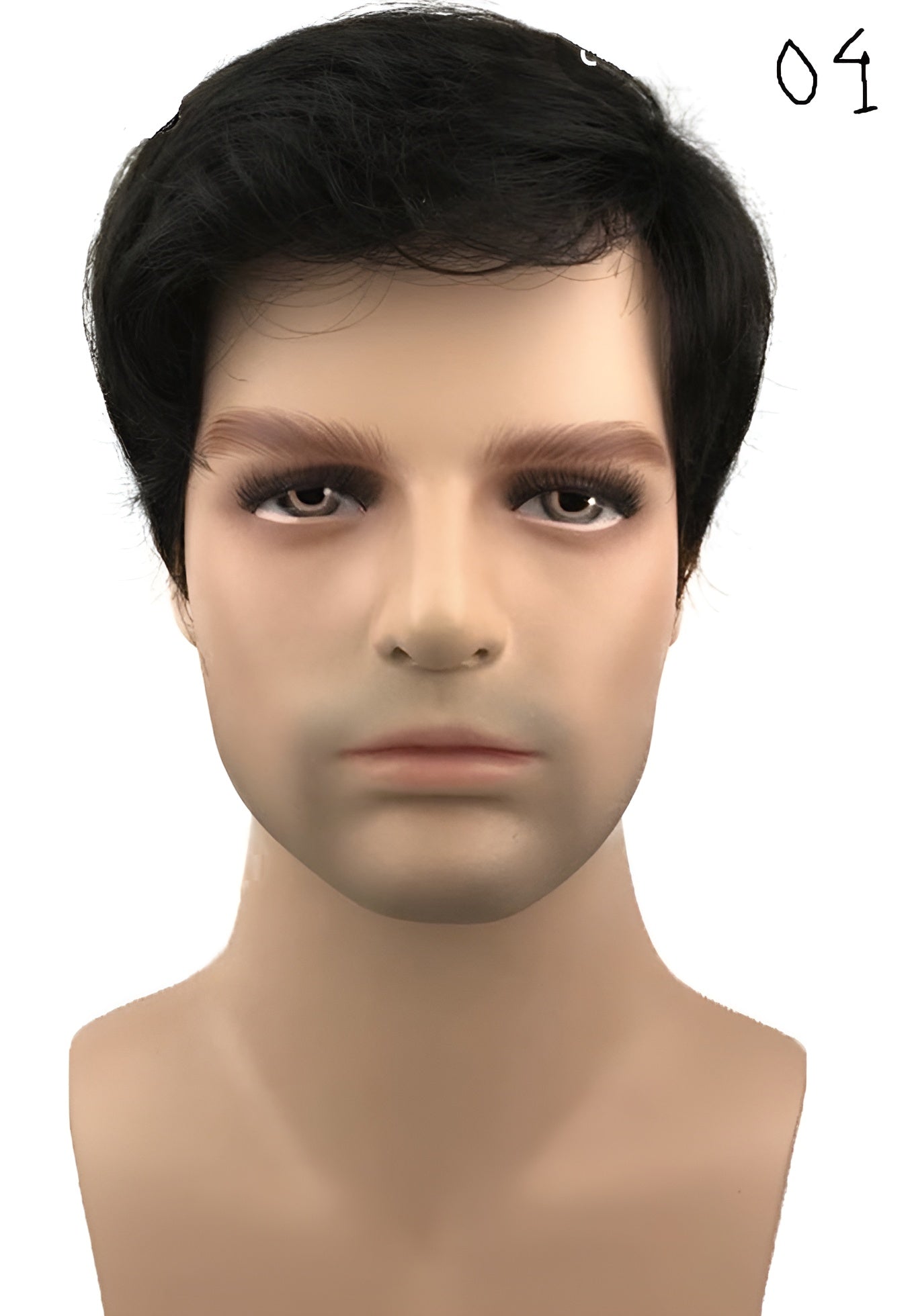 Men's Wig Human Hair Full Wig Cap For Men's In UAE Wig For Men - Natural Hair and Wigs