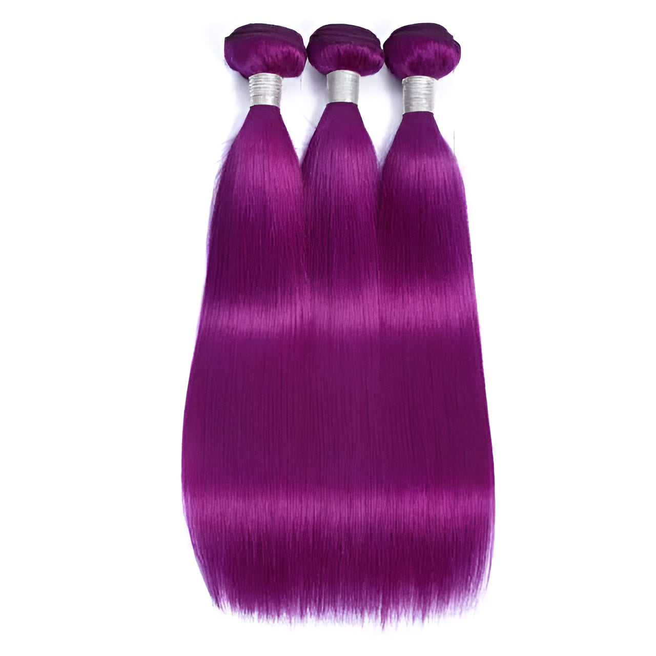 Bundles Human Hair Extensions Dark Pink Bundle Hair For Women
