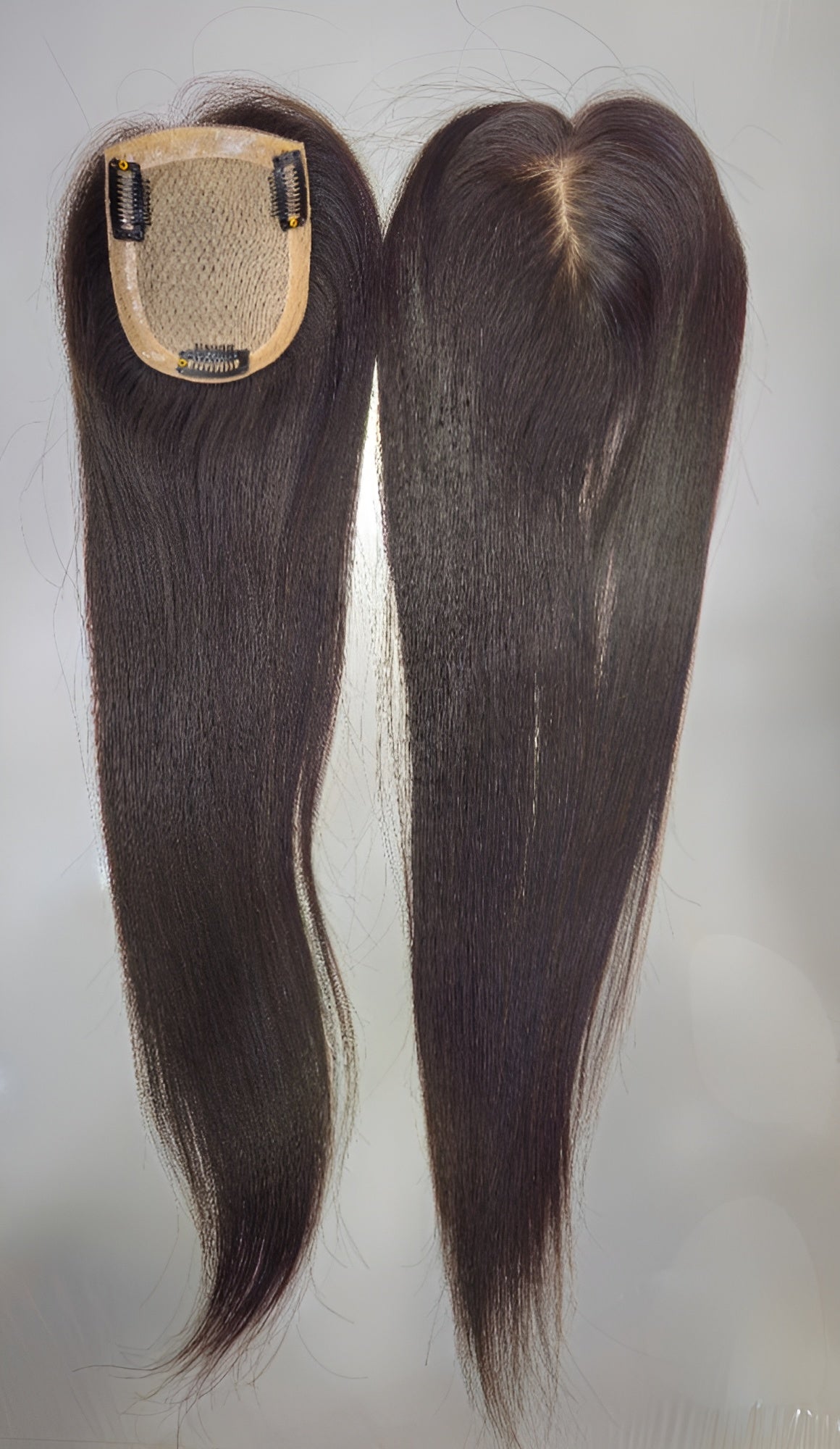 Hair Topper for Women Real Human Hair Topper Hair Piece Peruvian Hair - Natural Hair and Wigs