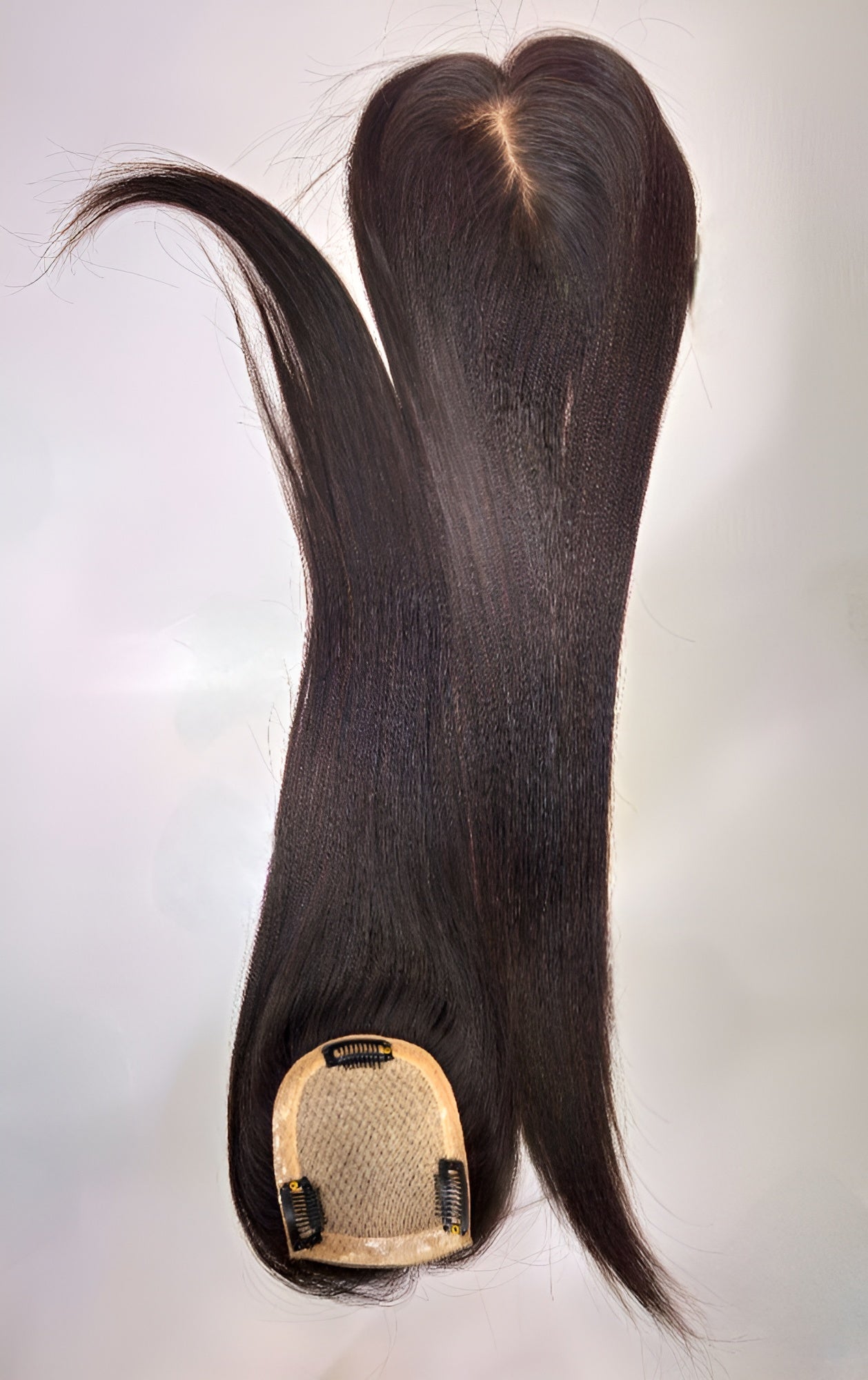 Hair Topper for Women Real Human Hair Topper Hair Piece Peruvian Hair - Natural Hair and Wigs