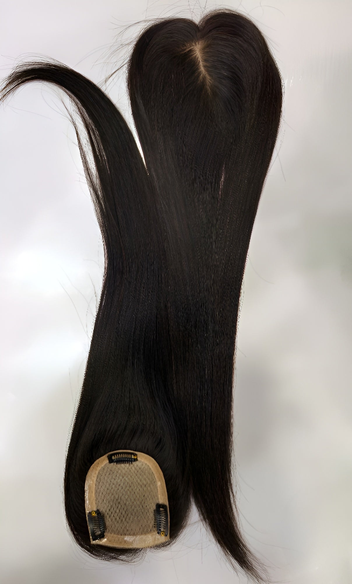 Hair Topper for Women Real Human Hair Topper Hair Piece Peruvian Hair - Natural Hair and Wigs