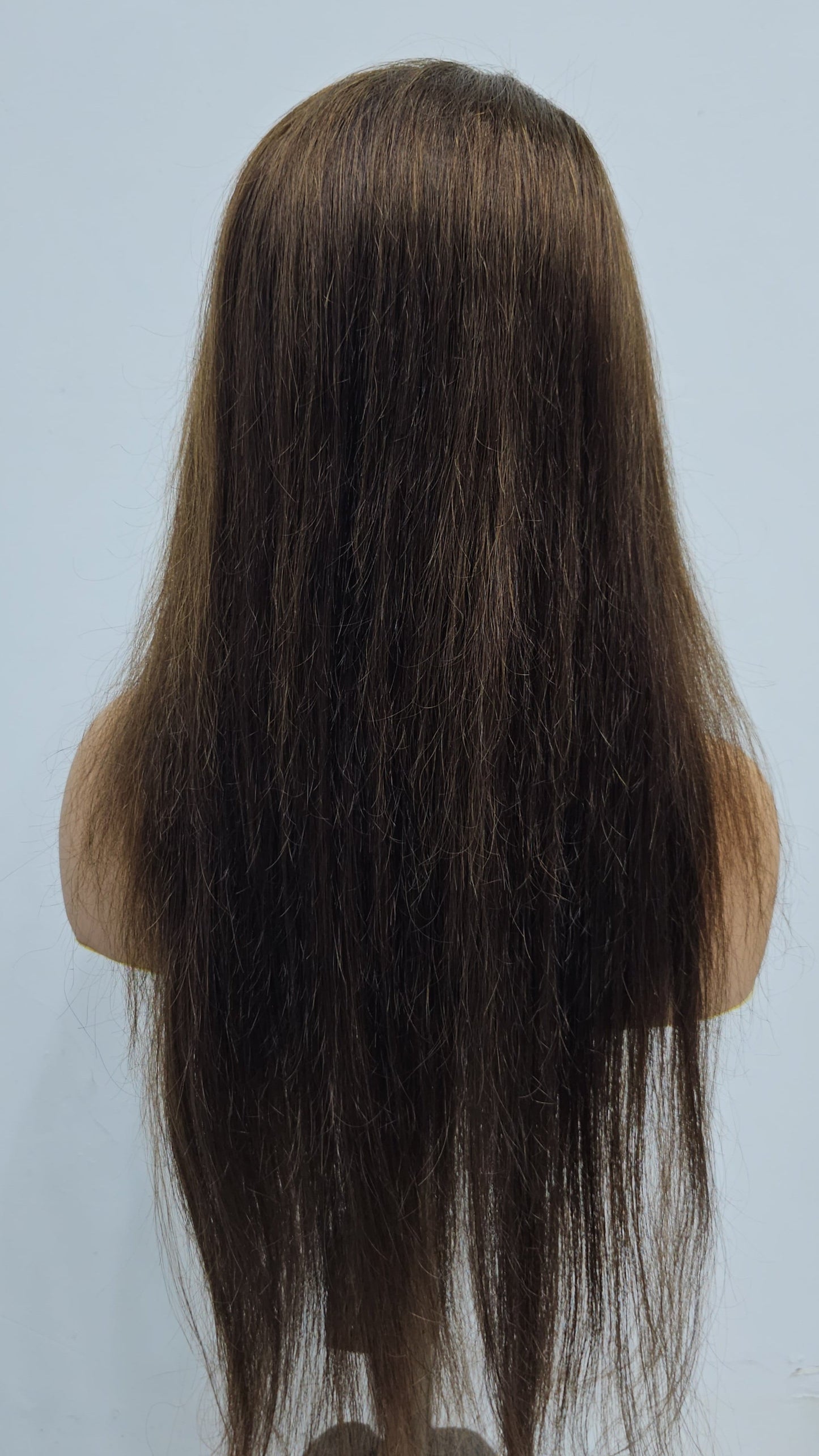 Human Hair Dark Brown Cheap Lace Wigs for Women In Dubai Indian Hair - Natural Hair and Wigs