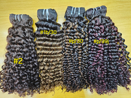 High Quality Bundles Human Hair Extensions Weft Curly Vietnamese Hair - Natural Hair and Wigs