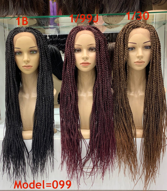 Braided Wigs Long Box Braids Wig for Women In Dubai - Natural Hair and Wigs