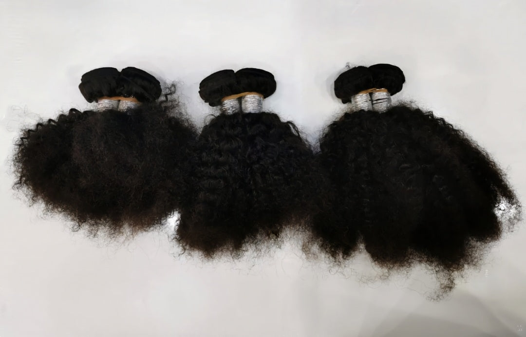 Afro Kinky Human Hair Bundles Italian Afro Kinky Weaving Hair Bundle Natural Hair and Wigs