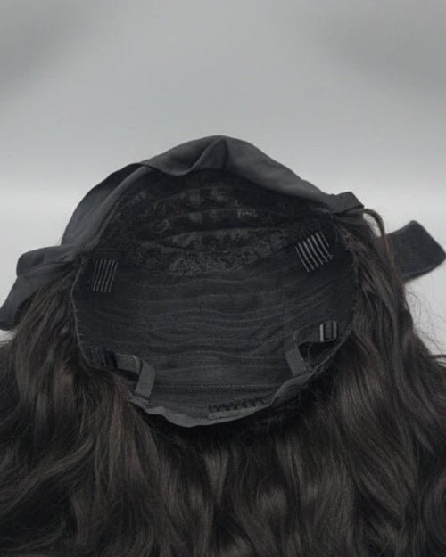Body Wave headband Wig Inside .
water wave headband wig human hair.