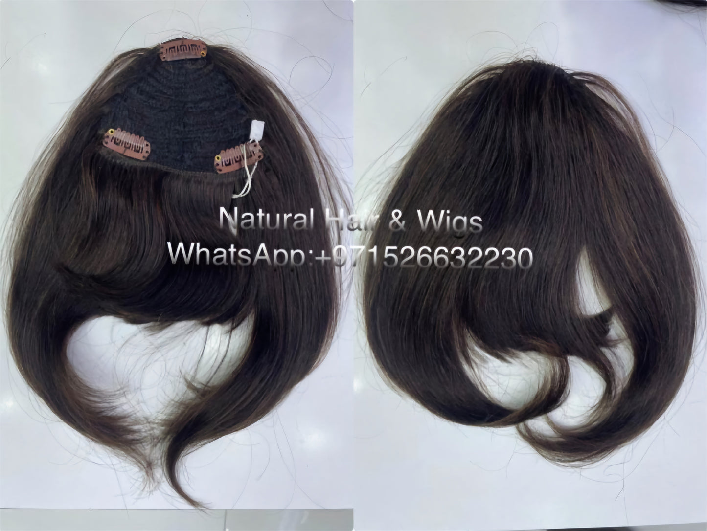 Thicker Bang Human Hair Bang for Women Forehead In UAE Fringe Hair - Natural Hair and Wigs