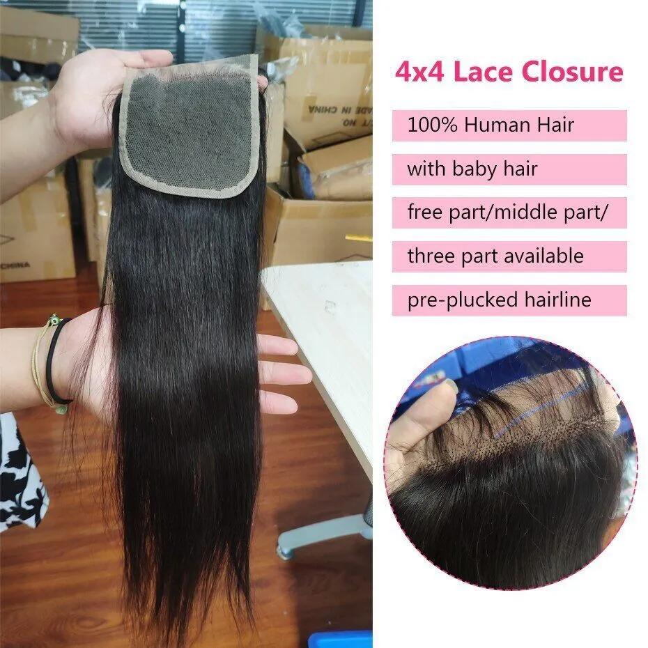 Virgin Italian Human Hair Natural Pre-Plucked Transparent HD Closure