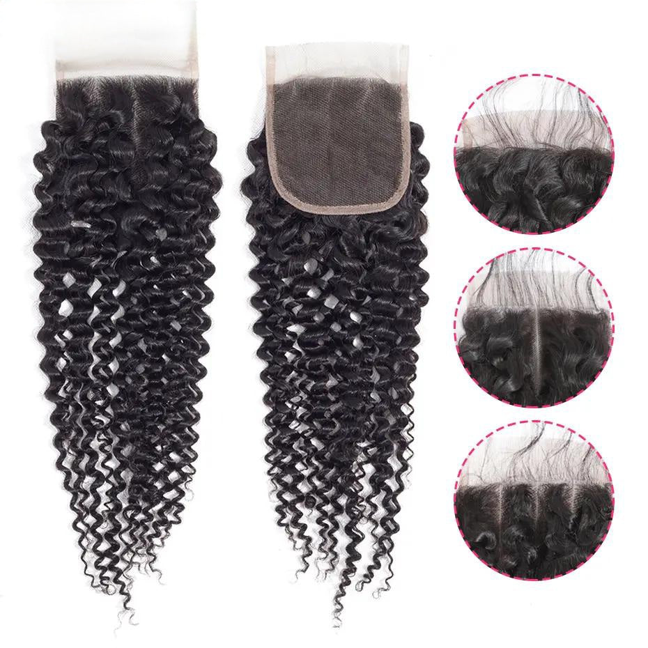 Virgin Italian Human Hair Natural Pre-Plucked Transparent HD Closure
