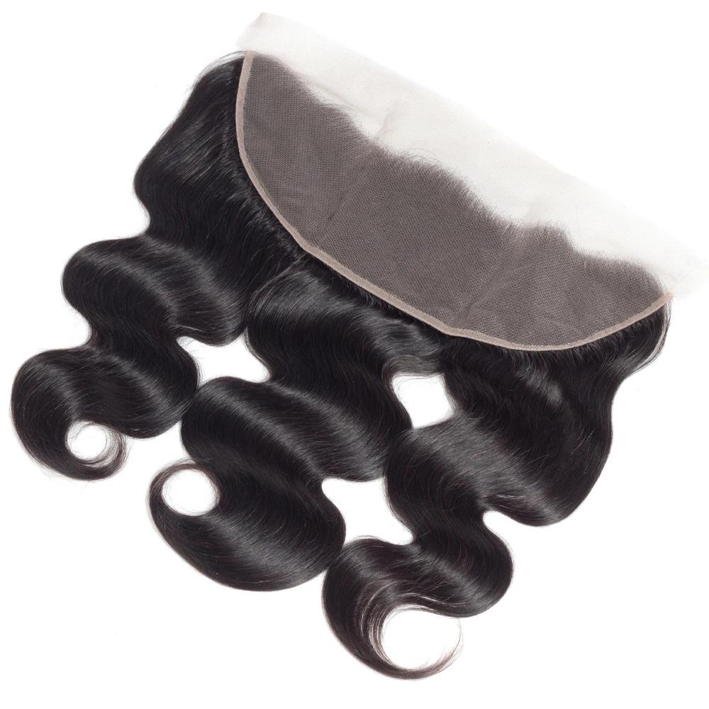 Virgin Italian Human Hair Natural Color Pre-Plucked HD Lace Frontals In Dubai - Natural Hair and Wigs