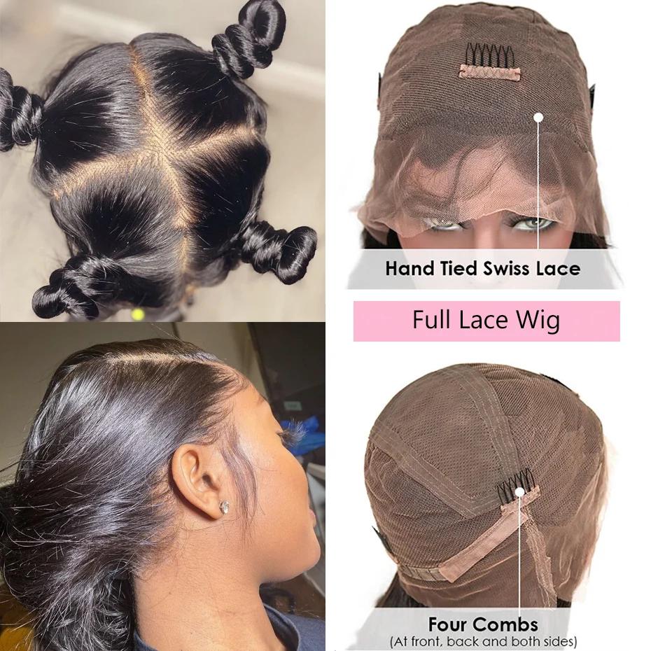 Best Quality Full Lace Wig Human Hair Glueless Italian Premium Quality - Natural Hair and Wigs