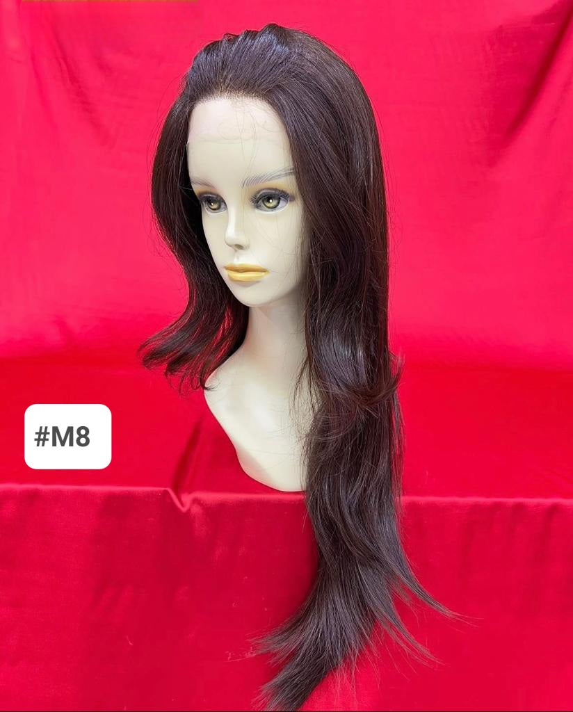 Ombre Synthetic and Human Colors mix Lace Wigs In Dubai