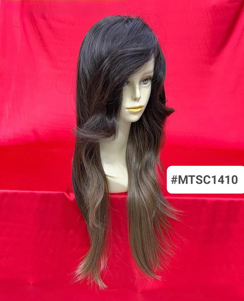 Ombre Synthetic and Human Colors mix Lace Wigs In Dubai
