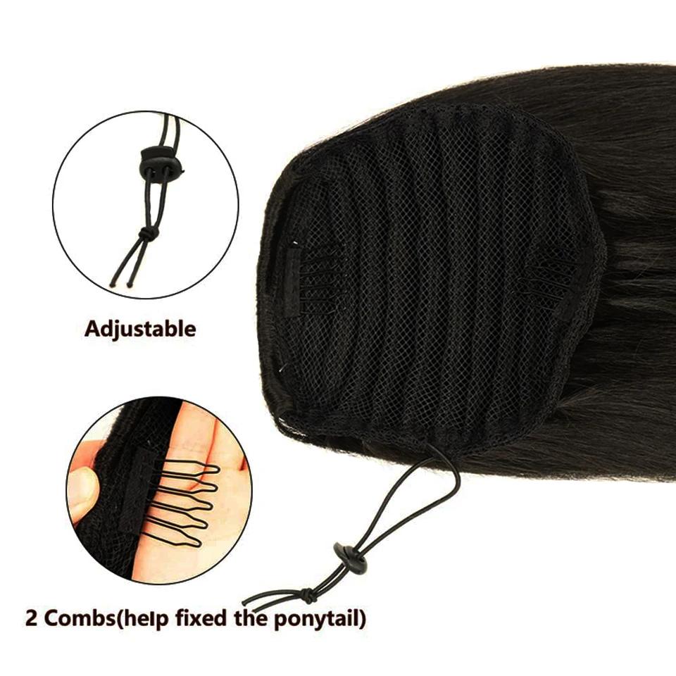 Human Hair Ponytails Premium Quality Italian Human Hair For Women - Natural Hair and Wigs