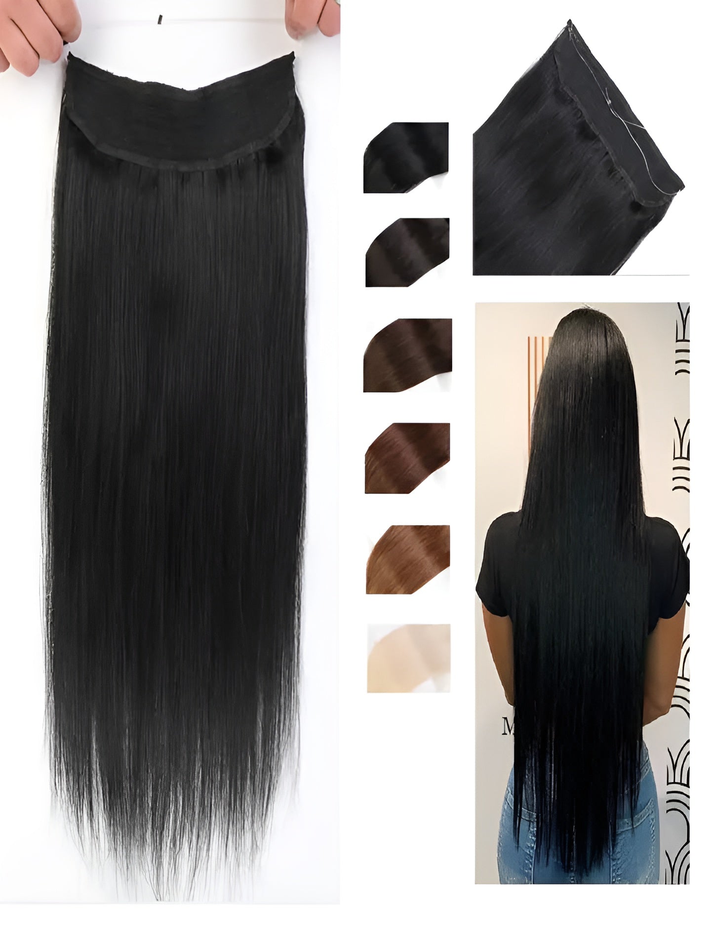 Hola Hair Extensions Human Hair Straight Italian & Vietnamese Hair - Natural Hair and Wigs