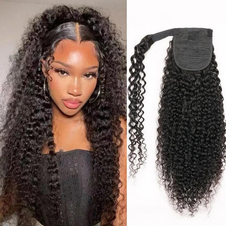 Best Quality Natural Human Hair Ponytails For Women's Ponytail Hair