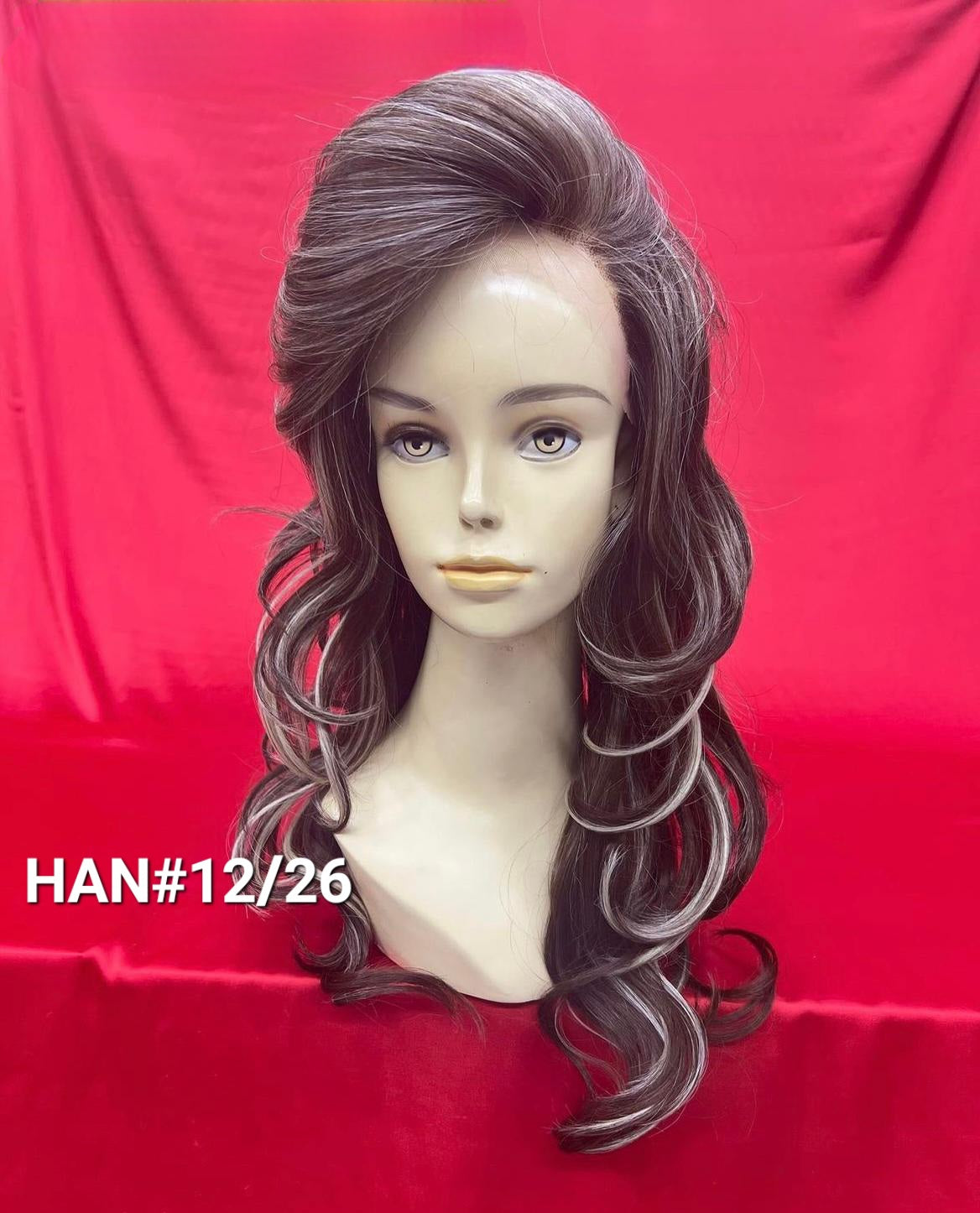 Ombre Synthetic and Human Colors mix Lace Wigs In DUBAI