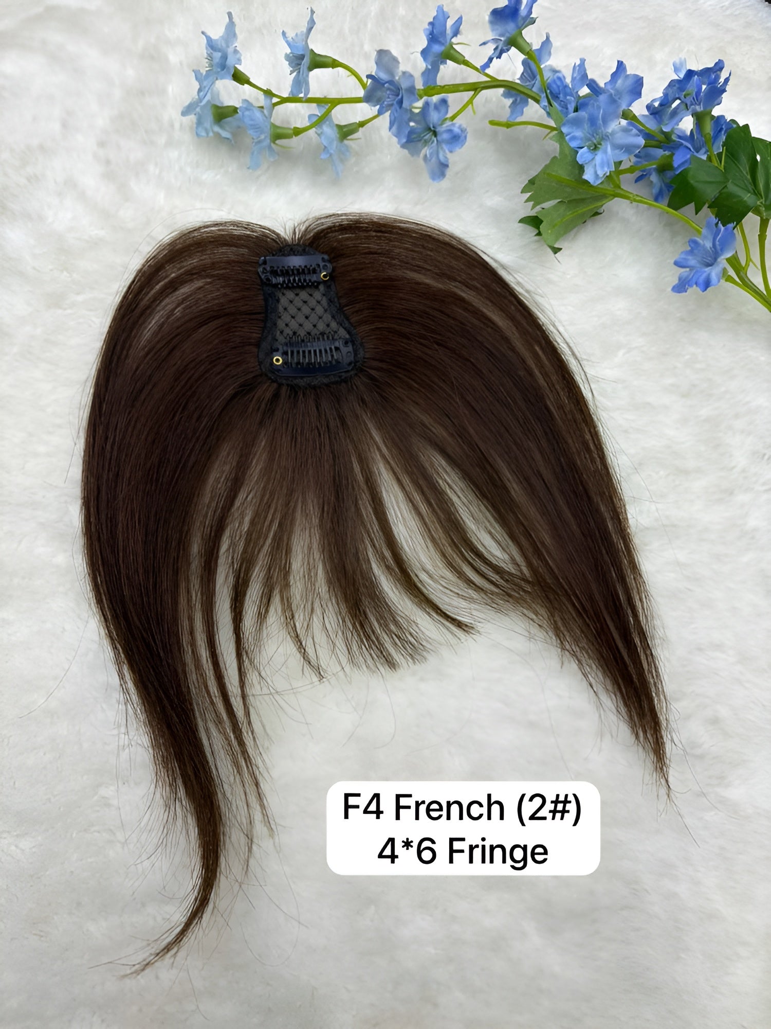 Human Hair Bang for Women Front Fringe Style Dubai Bang Hair Extension - Natural Hair and Wigs