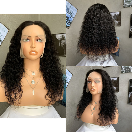 Loose Deep Wave Lace Front Wig Remy Human Hair Curly Lace Front Wig - Natural Hair and Wigs
