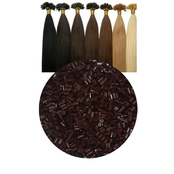 Italian Keratin Glue Adhesive Beads for Hair Extensions Keratin Sticks - Natural Hair and Wigs