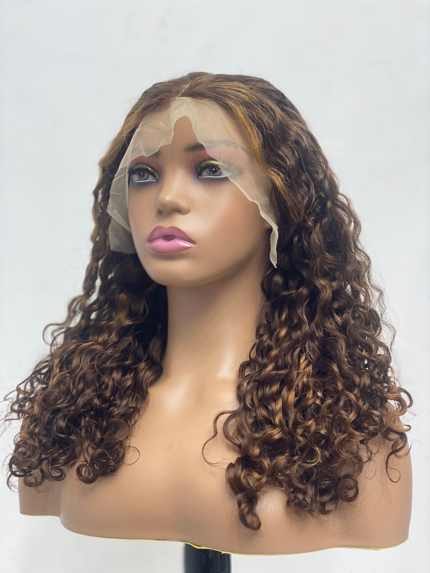 Ombre Curly Lace Front Wig
