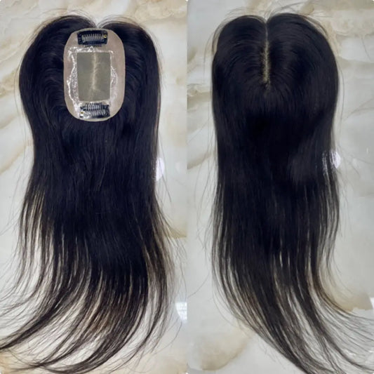 Hair Topper For Women Remy Human Hair Topper Piece For Women's - Natural Hair and Wigs