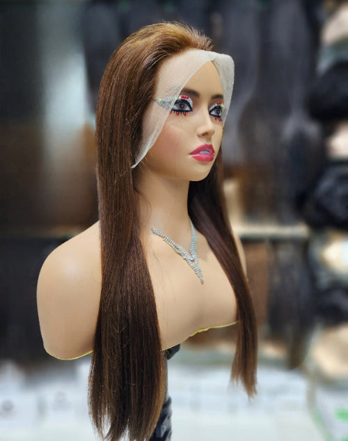 Long straight Remy Hair Wigs made from 100% human hair