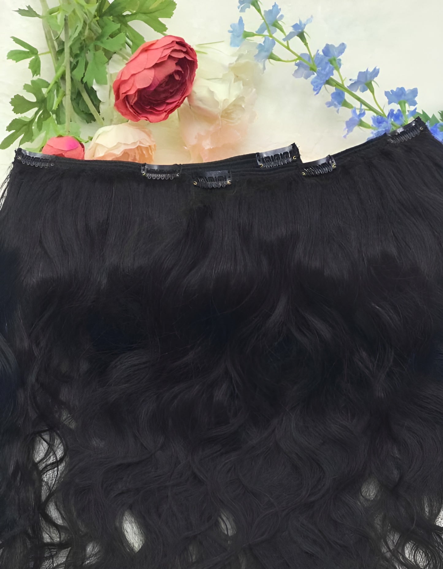 Body Wave Human Hair Clip In Extensions Wave Clip Ins For Women - Natural Hair and Wigs