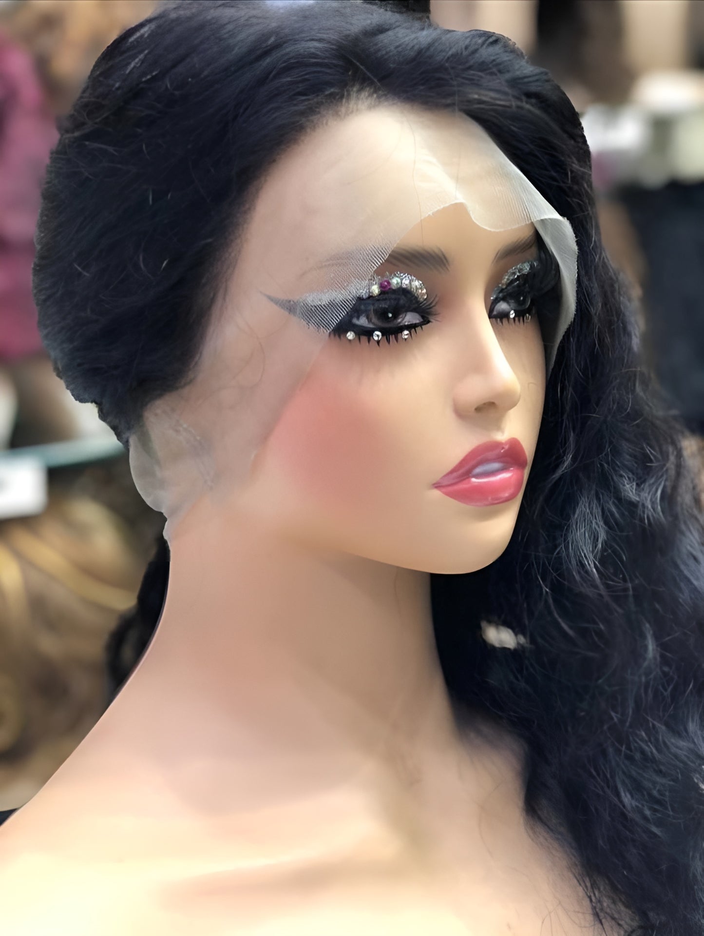 Good Quality Human Hair Full Lace Wig Wavy Vietnamese Premium Quality - Natural Hair and Wigs