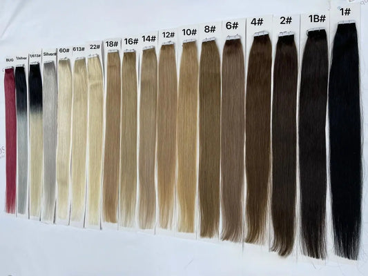 Virgin Italian Human Tape Hair Stickers Extensions In Dubai - Natural Hair and Wigs