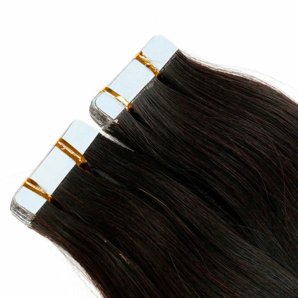 Human Hair Tape In Extension Stickers Extension Peruvian Hair - Natural Hair and Wigs