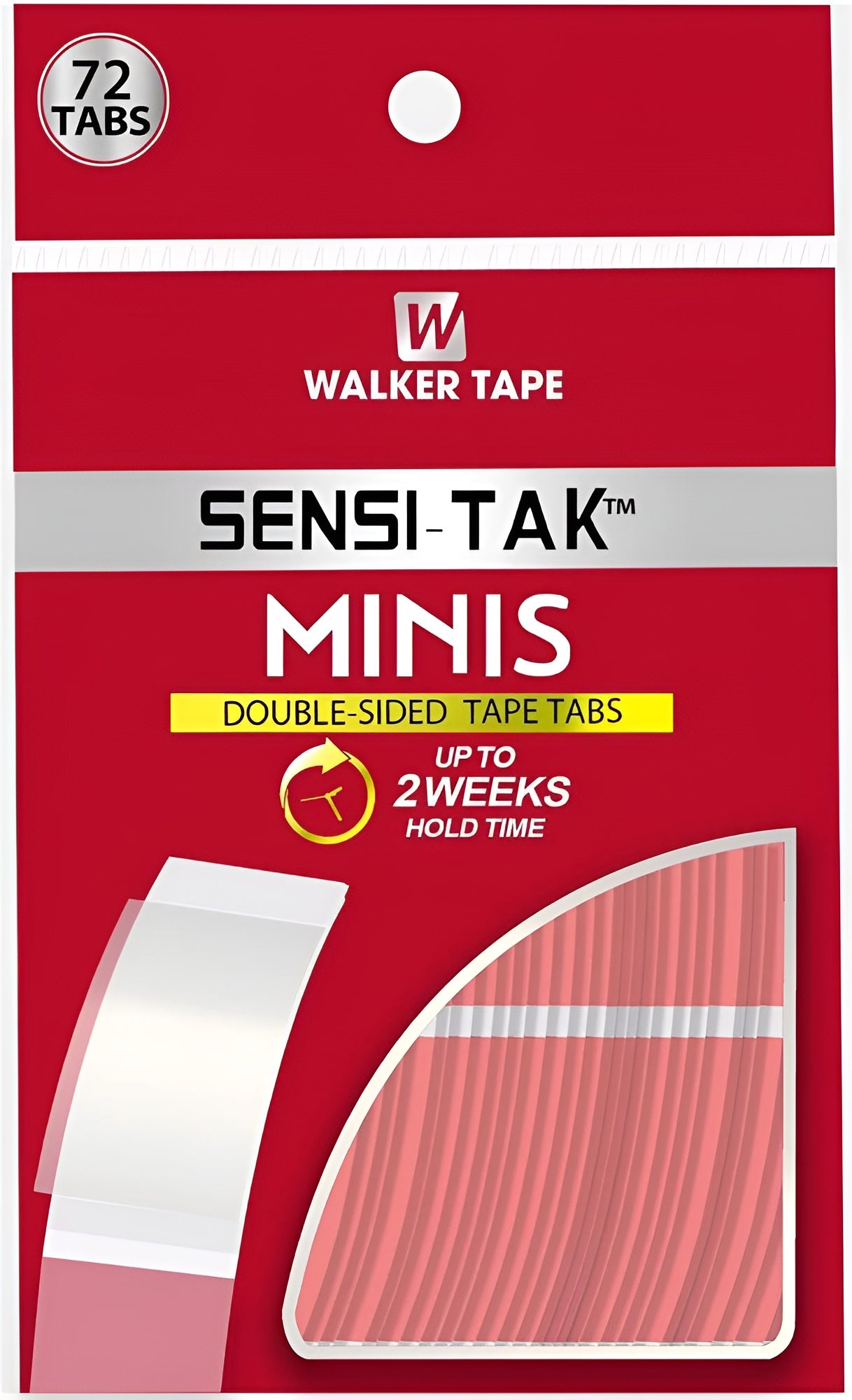 Sensi-tak MINIS 72 tabs Double Sided Stickers Adhesive for Hair System - Natural Hair and Wigs