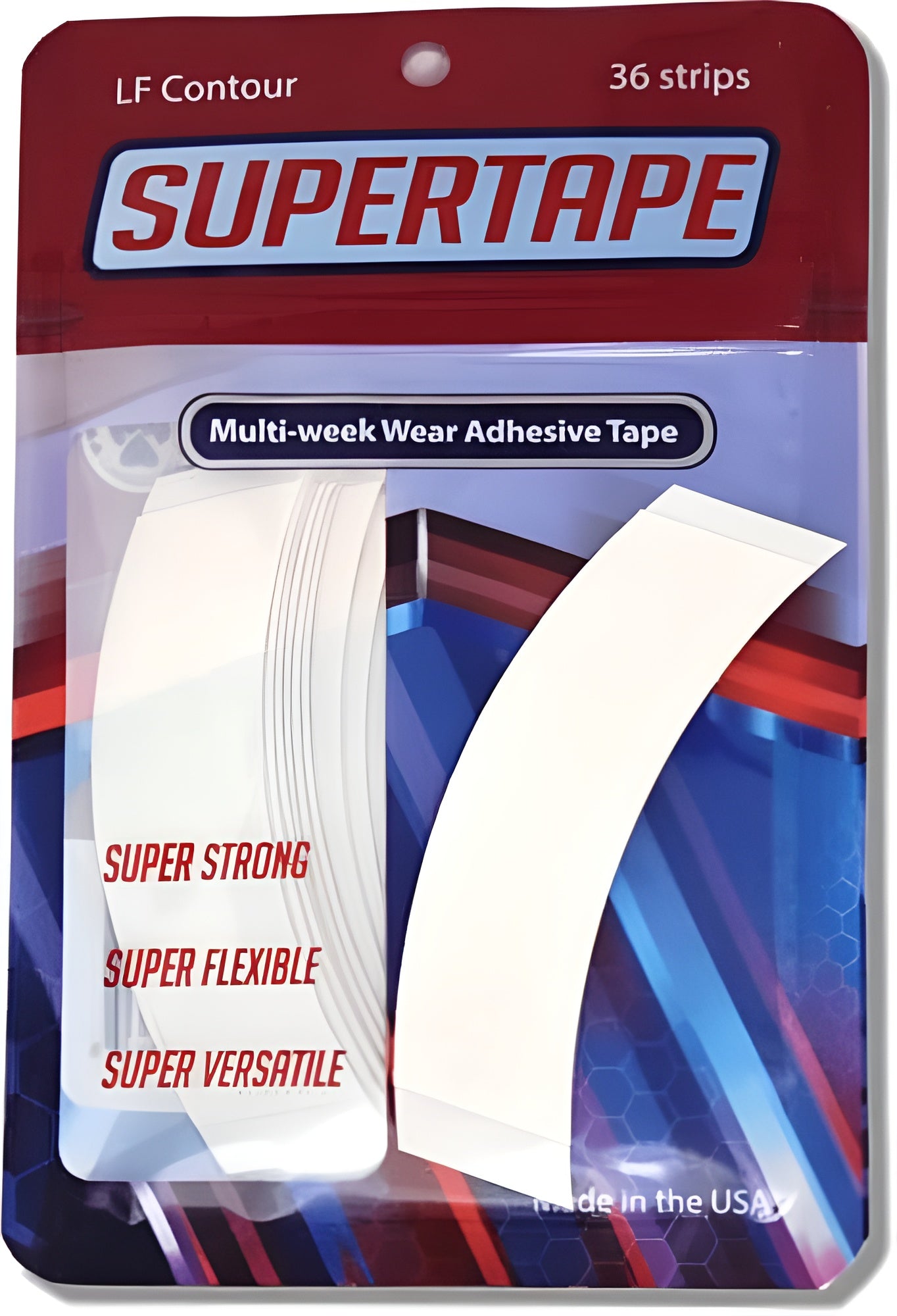 SuperTape Straight Strips , Double sided lace hairpiece wig toupee tape - Natural Hair and Wigs