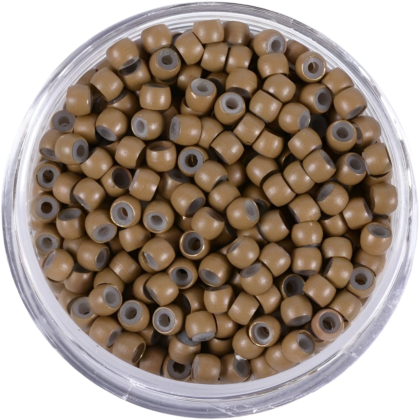 Silicone Lined Nano Rings Micro Rings Beads Links for Hair Extensions