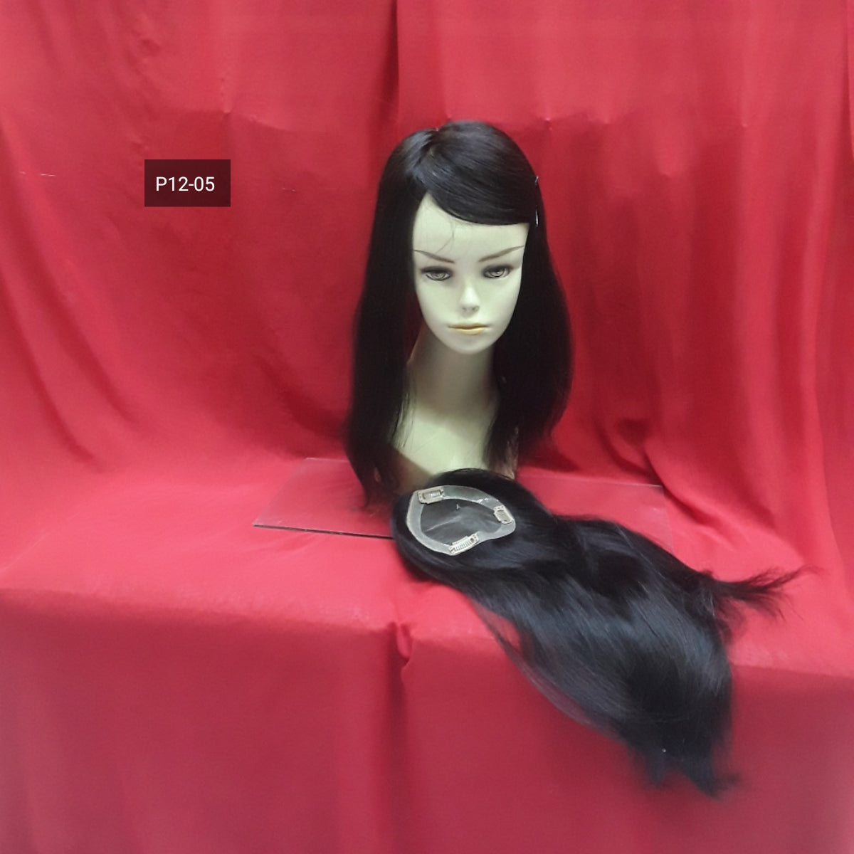 silk base long human hair topper