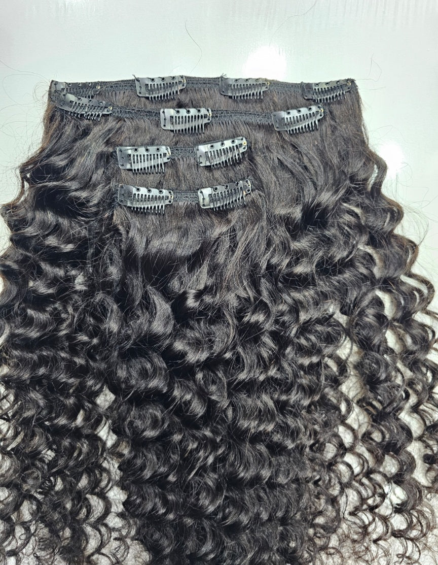best curly clip in hair extensions for volume Natural Hair and Wigs