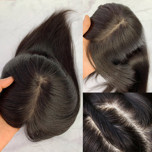 Premium Quality Vietnamese Natural Human Hair Topper For Women's - Natural Hair and Wigs