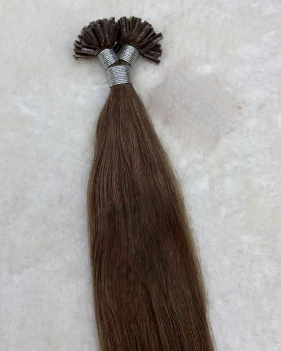 keratin fusion extensions brown color - Natural Hair and Wigs