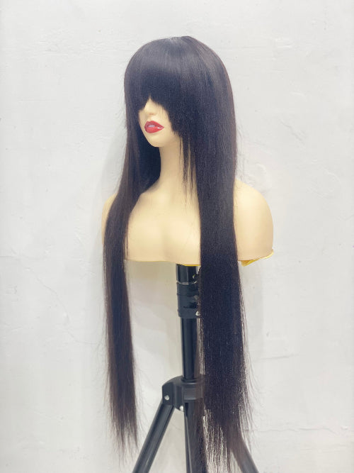 long hair wig with bangs - Natural Hair and Wigs