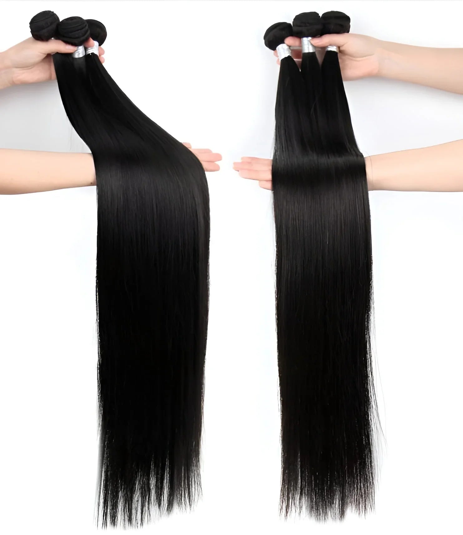 Human Hair Bundles Extensions - Natural Hair and Wigs