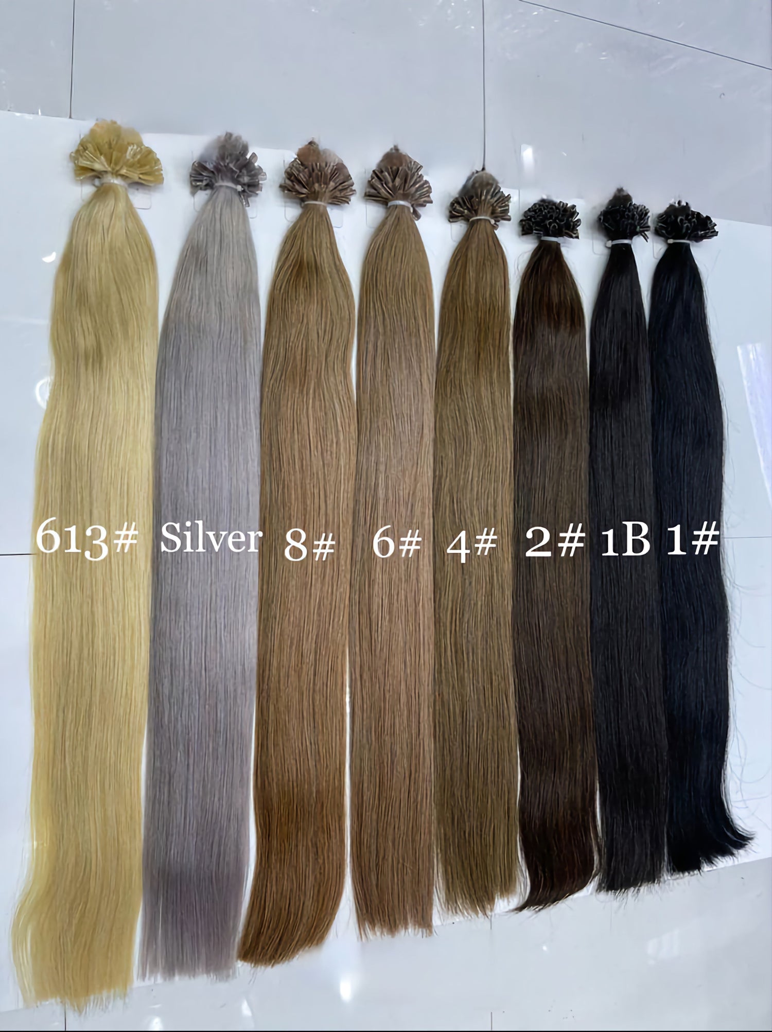 Nail Tip Hair Extensions - Natural Hair and Wigs