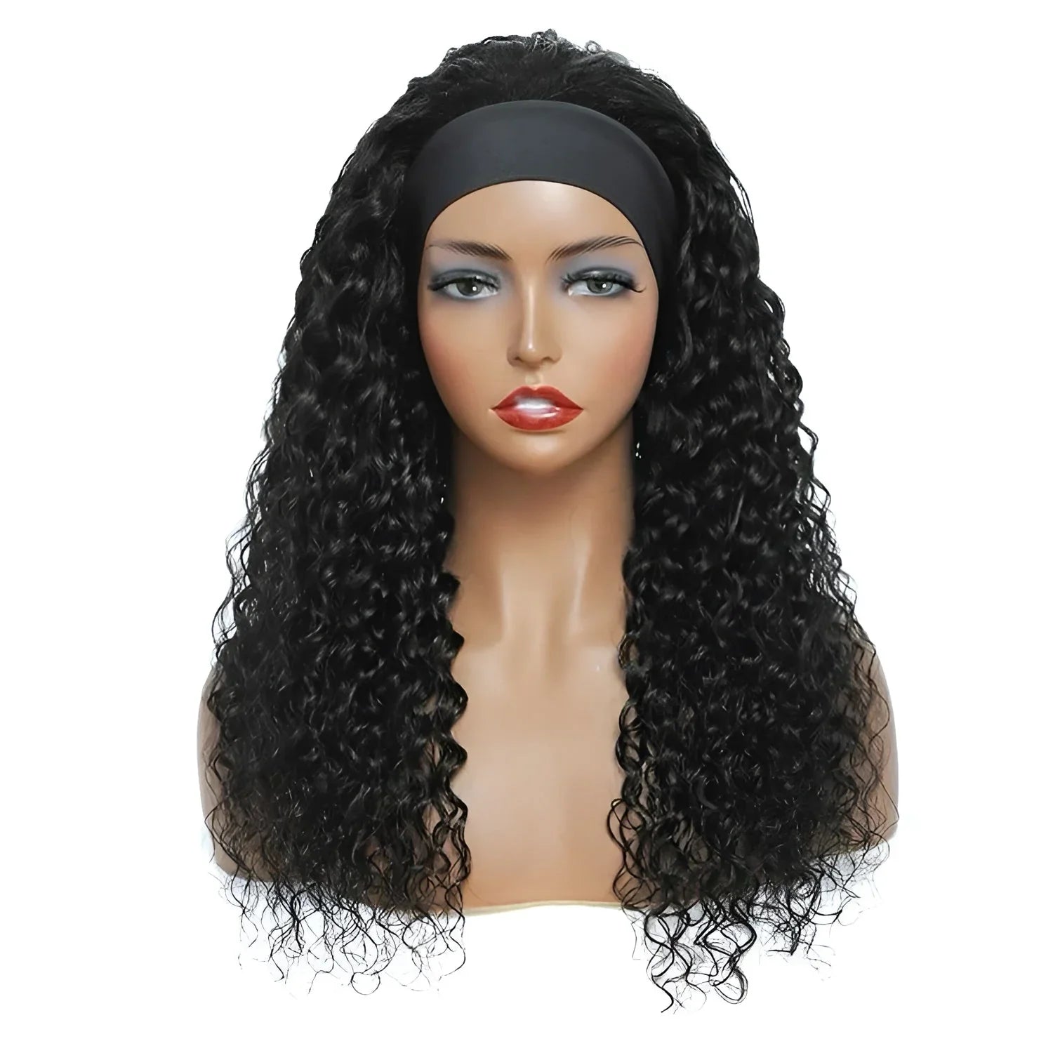 Human Hair Head band Wigs - Natural Hair and Wigs
