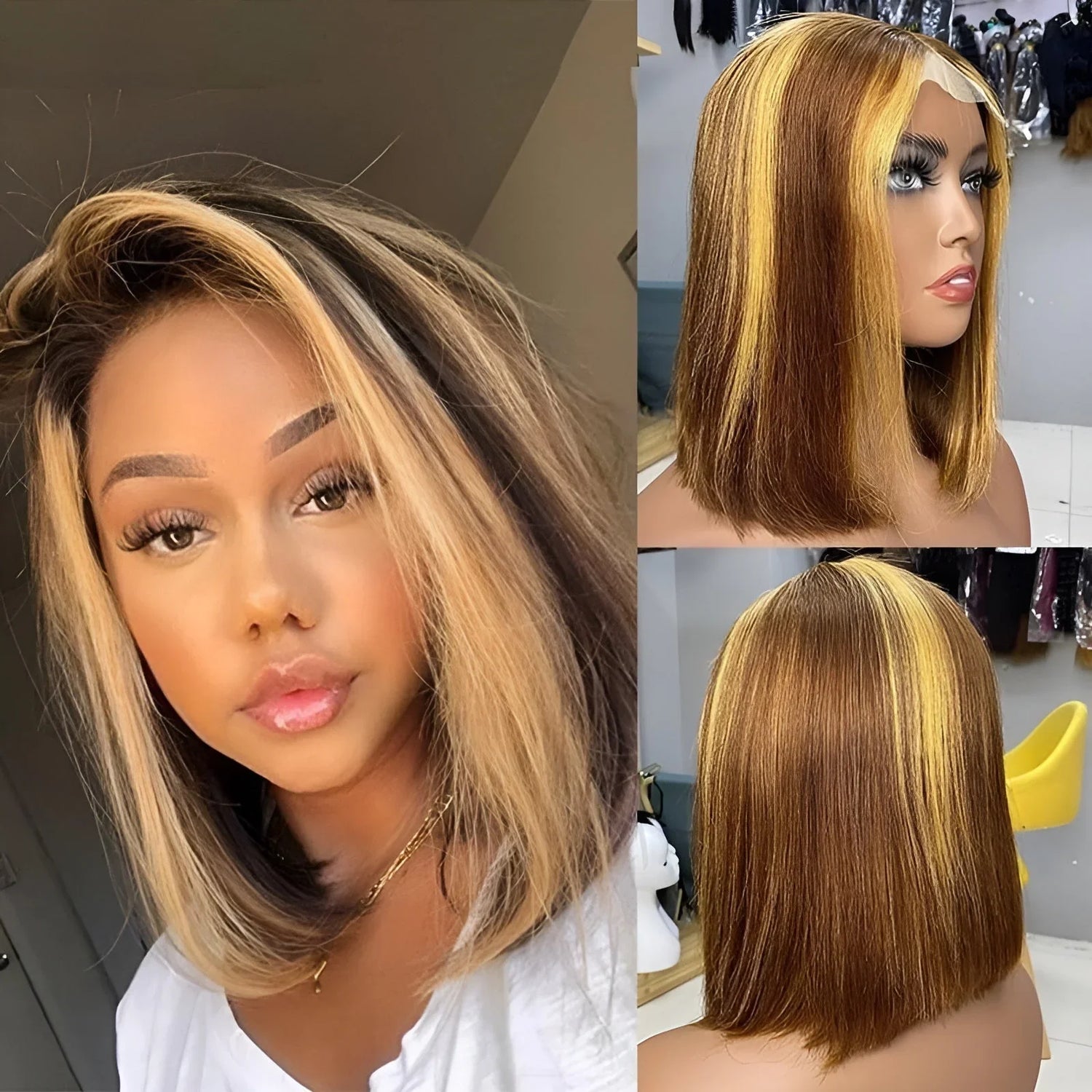 Human Hair Bob Wigs - Natural Hair and Wigs