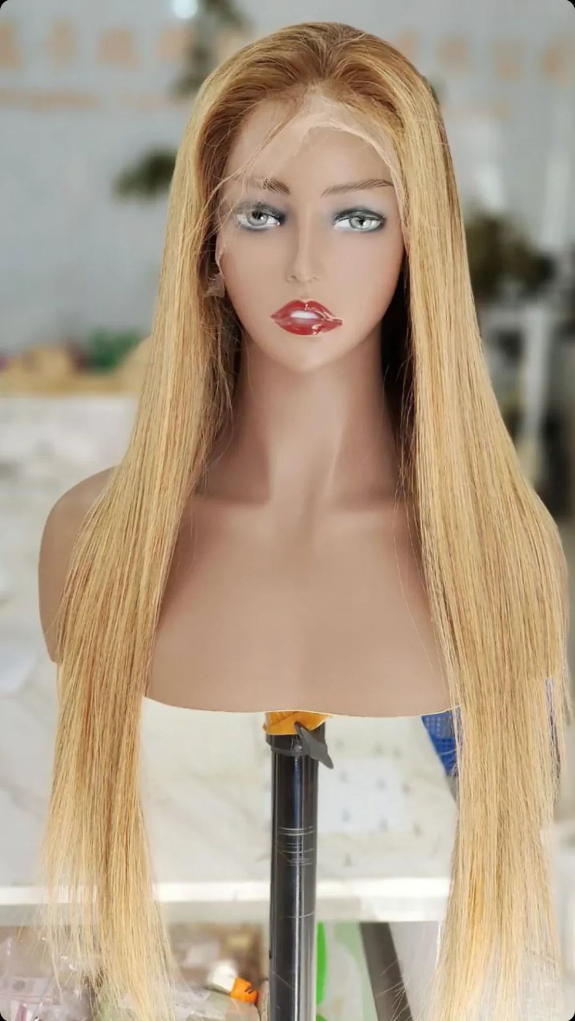 Ombre Wigs Human Hair Highlights Wigs - Natural Hair and Wigs