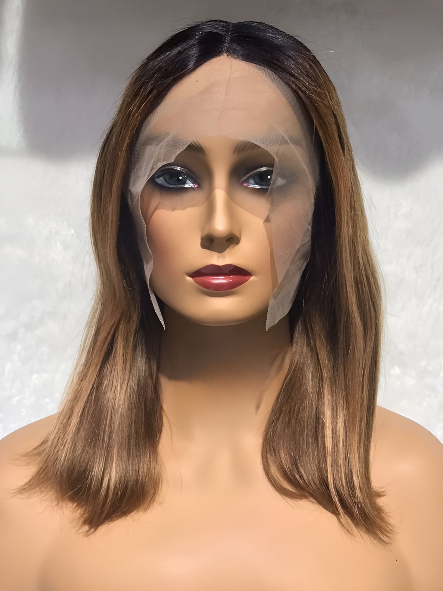 highlights middle part bob wigs