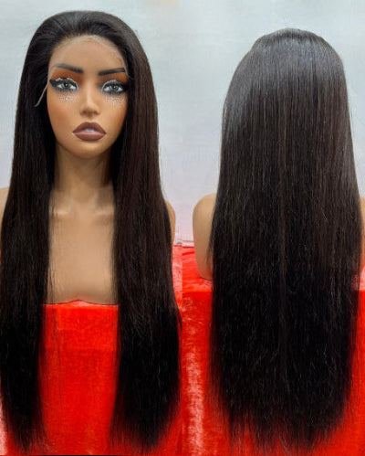 13x6 HD Lace Wig made from raw single donor human hair with natural hairline. 
Luxury Lace Wig featuring premium 13x6 HD lace and raw single donor hair. 
Natural hairline HD lace wig. 
Virgin raw human hair wig UAE.  
