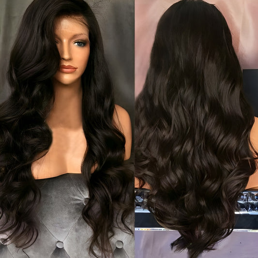 body wave human hair lace front wigs