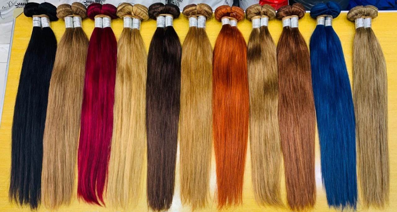 Virgin Italian Colors Bundles Human Hair Extensions In UAE - Natural Hair and Wigs